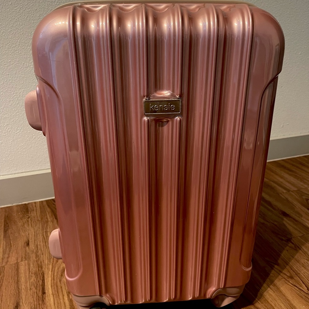 Hard Case Carry on Luggage Rose Gold